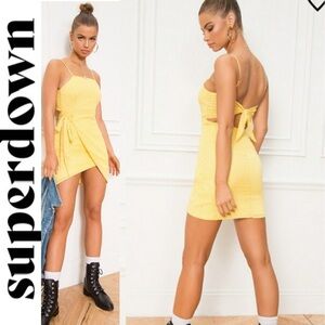 NWT SUPERDOWN Morgan Layered Mini Dress